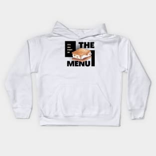 All part of the menu movie Kids Hoodie